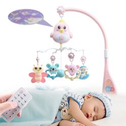 Baby crib mobile Rattles toys for toddlers 0-12 Months Baby Rattles Toy Infant Musical Bed Bell With Birds toys for newborn