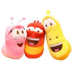 3pcs/lot Korean Anime Fun Insect Slug Creative Larva Plush Toys Cute Stuffed Worm Dolls for Children Birthday Gift Hobbies