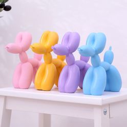 Cute Balloon Dog Statue Resin Sculpture Home Decor Modern Nordic Home Decoration Accessories for Living Room Animal Figures