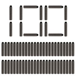100PCS Darts For Nerf black Soft Hollow Hole Head 7.2cm Refill Darts Toy Gun Bullets for Nerf Series Blasters Xmas Gift