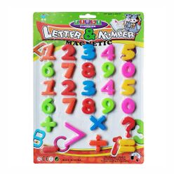 New Baby toys Kids Educational Numbers stick Letters on refrigerator Toy 26pcs Candy color