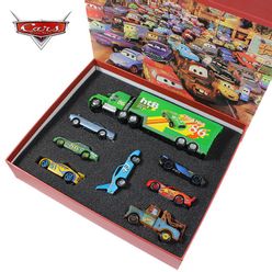 Disney Pixar3 metal 1:55 alloy car model toy gift box set Lightning McQueen and mater, sally, Raymond child boy gift