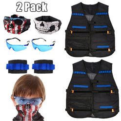 2020 Kids Tactical Vest Suit Kit Set For Nerf N-Strike Elite Series Outdoor Game Kids Tactical Vest Holder Kit Accessories Toys