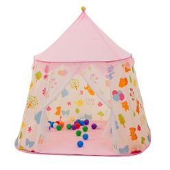 Portable Children's Baby Tent Toy Ball Pool Princess Girl's Castle Play House Kids Small House Folding Playtent Baby Beach Tent
