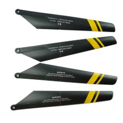 4pcs/set 9101 RC Helicopter toys accessories Main Blade Prolellers Spare Parts