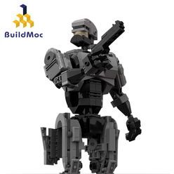 Buildmoc City Armed Police Technic Building Blocks Future Technology Citys protector SWAT Military Bricks Toys Children