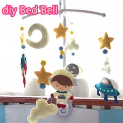 Baby Rattles Bracket Set Toy Mobile For Crib Handmade DIY Bed Bell Material Package Baby Toys 0-12 Months Made By Yourself