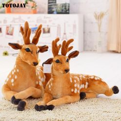 1pc 30-90CM Giant Cute Simulation Animal Plush Toy Soft Pillow Kawaii Deer Doll Kawaii Giraffe Children Baby Kid Birthday Gifts