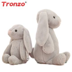 Tronzo 25cm/35cm Kawaii Rabbit Doll Baby Soft Plush Toys Long Ear Rabbit Stuffed Animal Halloween Gift For Kids Girl