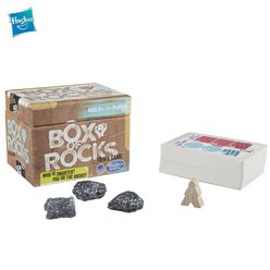 Hasbro Classic Box of Rocks Trivia Game Amazon Exclusive Family Friend Party English Version Board Cards Games Adult Kids Toys