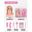 Baby Pretend Play Make Up Toys For Girls Princess Hairstyle Doll Cosmetic Makeup Set DIY Dress Up Play House Doctor Child Toy