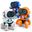 Dancing electric six-claw small 6 Robot with lights music robot children's educational toys Christmas birthday gift