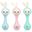 Rattles Toy Teether Toddlers Cute Hand Rattles Ring Bell Baby Toys Music Rabbit Bell 0-12 Months Educational Toys