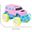 1:43 mini RC car off-road vehicle color macarons 4-channel radio remote control car electric car model children's toys as gifts
