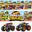 Original Hot Wheels diecast 1:64  Monster red Trucks Metal easy model Car toys for boys 1:24 boys kids toys  for children