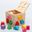 Wooden 13 Hole Intelligence Box Geometric Shape Cognitive Matching Building Blocks Wood 3D Puzzles Learning Toys for Children