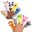 Cartoon Animal Finger Puppet Finger Toy Finger Doll Baby Cloth Educational Hand Toy Soft Doll Plush Toys for Children Gift