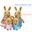 Rabbit Family Ice Cream House Takeaway Shop Ice Cream Dessert Simulation Play House Toy