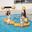 4 PCS Float Game Water Wood Grain Inflatable Sports Bumper Floating Row Mount Adult Children Water Toys Party Gifts