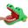 Creative Practical Jokes Mouth Tooth Alligator Hand Children's Toys Family Games Classic Biting Hand Crocodile Game