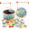 3D Wooden Magnet Fishing Toys Set Simulation Play House Wood Magnetic Learning Funny Fish Puzzle Game For Children Baby Gifts