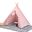 1.35M Baby Tent Tipi Child Teepee Cotton Canvas Wigwam 10 Types Teepee Children Tipi Toys For Girls Play House Large Kids Tent