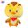 AULDEY Cute Kawaii Chicks Anime Stuffed Plush Doll Height around 18cm Plush Toys for Kids Aniversario Gifts, Pink/Yellow/Blue