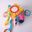 Plush Colorful Cube Baby Rattle Toys Hanging Stroller Crib Baby Toys Cartoon Bed Bell Graphic Cognition Early Educational Toys