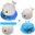Creative Water Spray Bath Toy Whale Shape Led Light Water Spray Ball Baby Bath Water Toys Automatic Induction Toys For Kids Gift