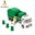 City White Garbage Classification Truck Car 100 Cards Building Blocks Sets Brinquedos Playmobil Educational Toys for Children