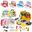 Pretend Play Toys DIY Screw Group Tool Kit Box Simulation Kitchen Cooking Doctor Educational Boys Building Toy Children Girls