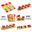 8pcs/set Wooden Geometric Shape Puzzle Kids Baby Montessori Early Educational Learning Toys for Children Wood Jigsaw Board Toy