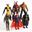 Super Heroes Superman Wolverine Deadpool Aquaman Thing Action Figure Model Toy Doll Gift 6pcs/set