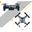 HD Camera B4W Super Mini Drone Anti-shake GPS Brushless WIFI Ultrasonic Foldable RC Quadcopter Optical Flow Christmas gift 1