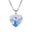 Disney Frozen 2 Love Necklace Children's Cartoon Elsa Princess Anna Heart Shaped Pendant Girl Necklace Accessories Kids Gifts