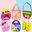 3PCS Children Non-Woven Fabric DIY Handbag Art Toy Handcraft Colorful Handmade Bag for Girls Toys Kindergarten Christmas Gifts