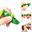 1pc Infinite Squeeze Edamame Bean Pea Expression Chain Key Pendant Ornament Stress Relieve Decompression Toys antistress