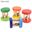 Five-column Rattle Wooden Toys 0-3 Years Baby Learning & Education Musical Instrument Children Musical Enlightenment Sound Toy