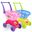 25Pcs Classic Mini Shopping Trolley Cart Pretend Play Set Educational Toys For Children Girls Simulation Fruit Baby Toy Gifts