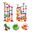 105 Pcs DIY Construction Marble Tracks Kids Educational Game Gifts Children Track Ball Marbles Pipe Blocks Marble Race Run Toy