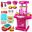 1set Portable Electronic Children Kids Kitchen Cooking Girl Toy Cooker Play Set For Baby Pretend Play Toys Birthday Gifts
