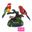 Sound Voice Control Electric Bird Pet Toy Electric Simulation Induction Bird Cage Birdcage Kids Toy Gift Garden Ornaments