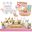1:12 Outdoor Barbecue Scene Toy Forest Animal Family Rabbit Fruit Stand Ice Cream Cart Doll With Furniture Girl Play House Toy