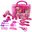 Girls Beauty Hair Toy Make Up Set Toys Pretent Play Simulation Cosmetic Bag Plastic Makeup Toy Children Pretend Play Toys