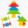 Children Educational Toys Triangle Wooden Blocks Logical Thinking Training Parent-child Interaction Memory Learning Toys Gifts