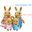 Play House Simulation Toy Game House Rabbit Family Ice Cream Camper Children RV Game House Picnic Car Birthday Gift