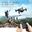 LSMIN Mini RC Drone 4K 1080P HD Camera WiFi Fpv Air Pressure Altitude Hold Black And Gray Foldable Quadcopter RC Helicopter