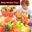 36PCS Kitchen Toys Cutting Fruits Vegetables Shopping Cart Set Hamburger Food Pretend Play Cooking Toys for Children Gifts