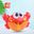 Bubble Crabs Music Baby Bath Toys Kids Pool Swimming Bathtub Soap Machine Automatic Bubble Funny Crab BathToy Baby Gifts