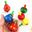 5PCS/set Wooden Fruit Spinning Tops Toys Cartoon Colored Children Adult Relief Stress Desktop Wood Learning Toys Birthday Gifts